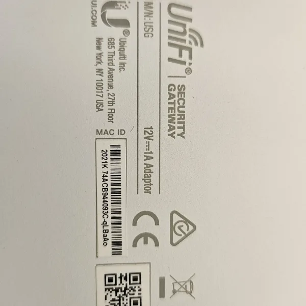 UniFi Secure Gateway (USG) met voeding